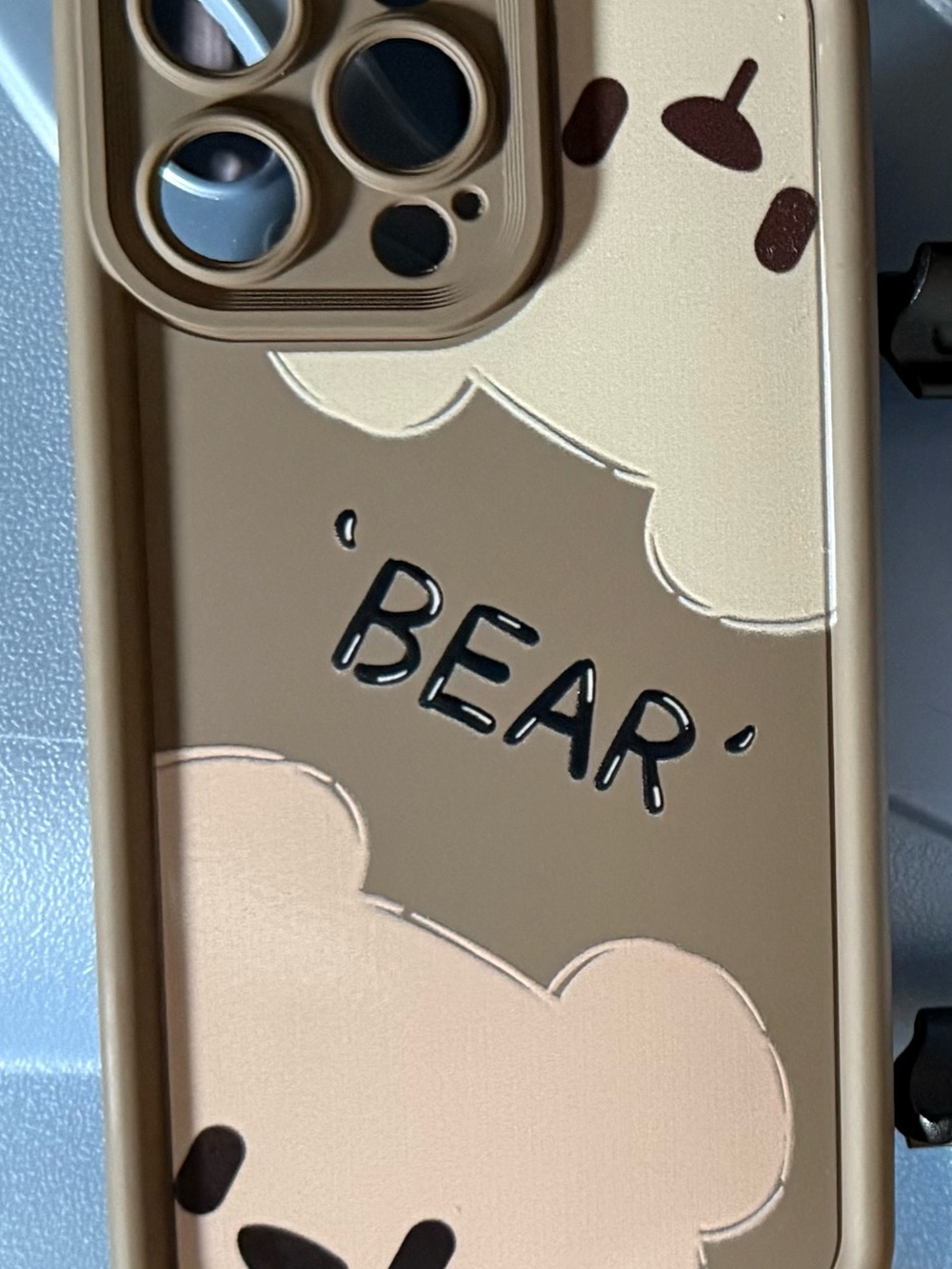 Brown Bear Pattern Phone Case - Compatible with apple iphone 14 pro max